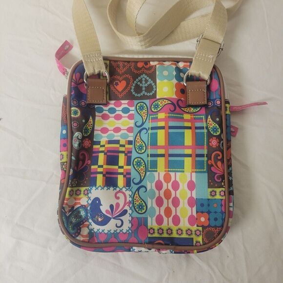 Lily Bloom Crossbody Paisley and More Canvas Purse Adjustable Strap Lined - Picture 2 of 9